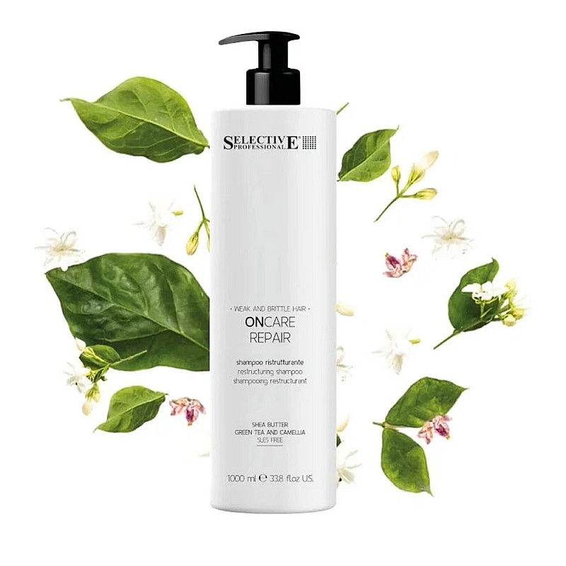 Възстановяващ шампоан за силно увредена коса Selective OnCare Repair Shampoo 1000ml