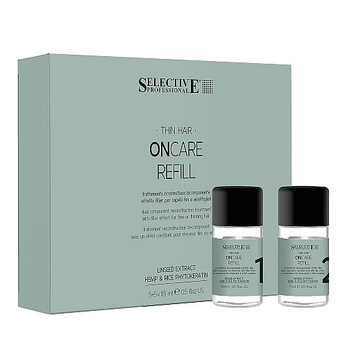 Уплътняваща терапия за коса Selective On Care Thin Hair Refil Treatment 10x15ml