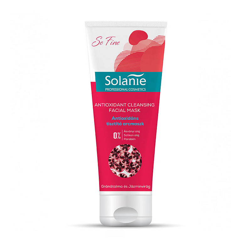 Антиоксидантна пилинг-маска Solanie cosmetics Antioxidant Cleansing Facial Mask 125ml