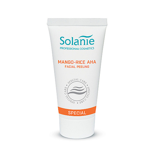 Плодов пилинг с оризови гранули Solanie Mango-Rice AHA Facial Peeling 30ml.