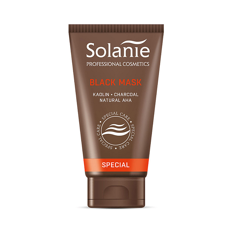 Почистваща черна маска за мазна кожа Solanie Black Mask 75ml