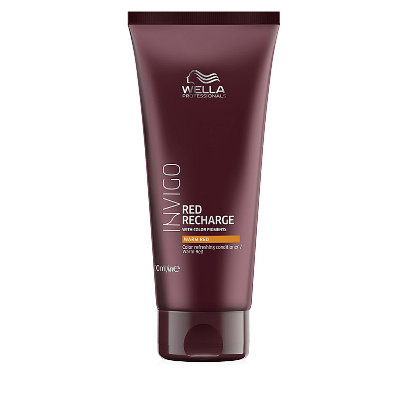 Балсам оцветител в топлата червена гама / Wella Recharge Warm Red Conditioner 200мл.