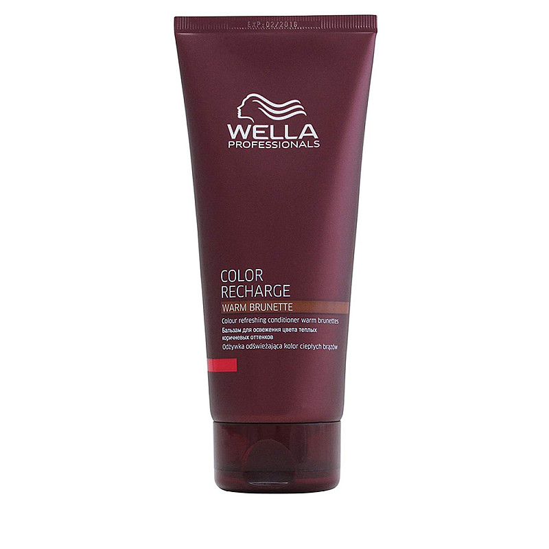 Балсам оцветител в топлата кафява гама / Wella Recharge Warm Brunette Conditioner 200мл.