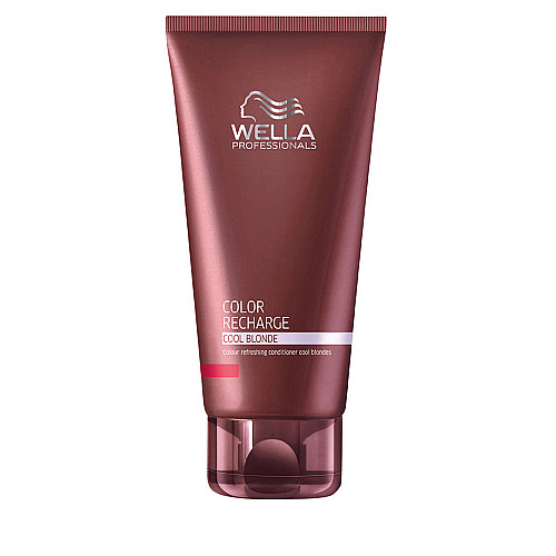 Балсам оцветител в студената руса гама Wella Recharge Cool Blonde Conditioner 200мл.