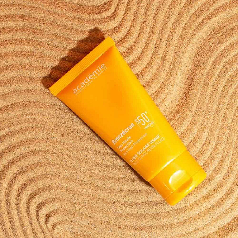 Слънцезащитен флуид за лице Academie Bronzecran SPF50+ 50ml