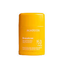 Слънцезащитен стик за чувствителни зони SPF 50+ Academie Bronzecran 10ml