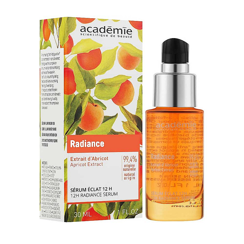 Серум за блясък с 12 часово действие Academie 12h Radiance Serum 30ml