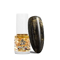 Акварелни капки за декорация златно MollyLac Water Ink Golden 5ml