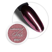 Пудра за нокти с огледален ефект AlleLac Glass Effect Deep Pink N4