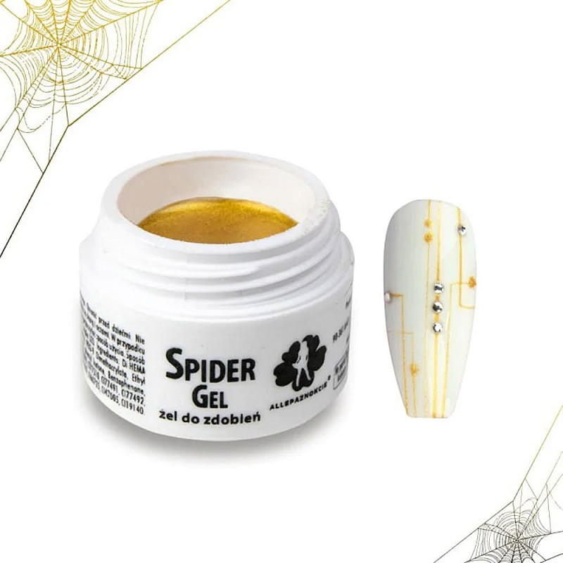 Spider Gel Златен Allepnails 3ml