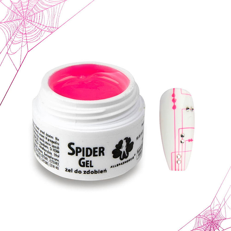 Spider Gel Розов Неон Allepnails 3ml