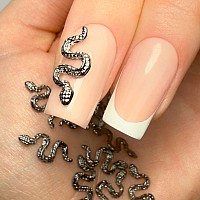Бижу за нокти змия Molly Nails SZ-155 3D 10бр