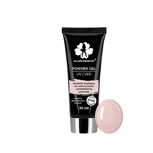 Акригел телесен цвят Allepaznokcie HEMA/Di-HEMA Free Nude 30ml