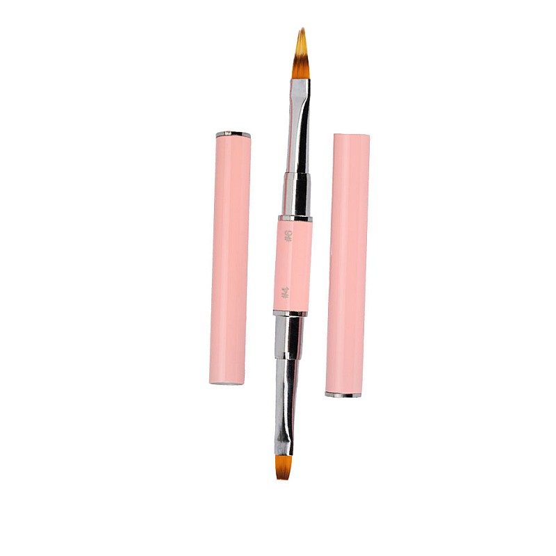Четка за гел и декорации двустранна Double-sided brush 