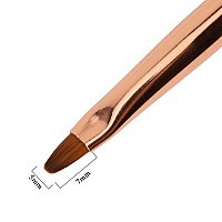 Четка за гел и декорации двустранна Double-sided No4 и 7мм