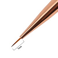 Четка за гел и декорации двустранна Double-sided No4 и 7мм