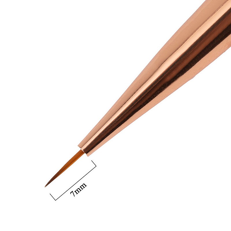 Четка за гел и декорации двустранна Double-sided No4 и 7мм
