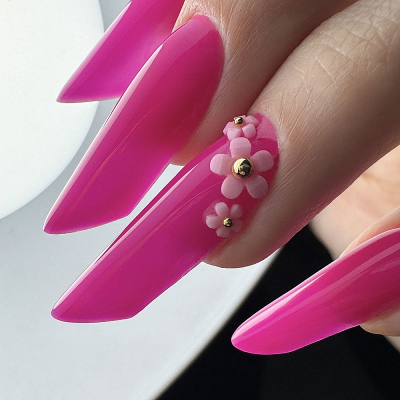  Акрилни декорации цветя микс цветове Molly Nails № 2