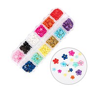  Акрилни декорации цветя микс цветове Molly Nails № 2