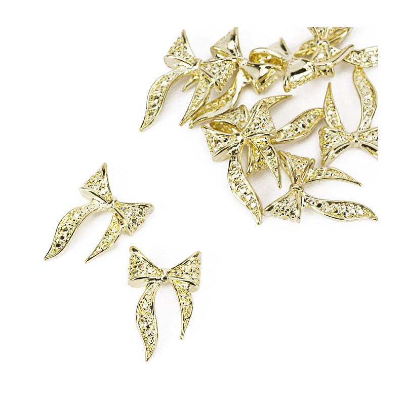Панделки за нокти 3D Molly Nails 3D bow nail decorations No. 2 10бр