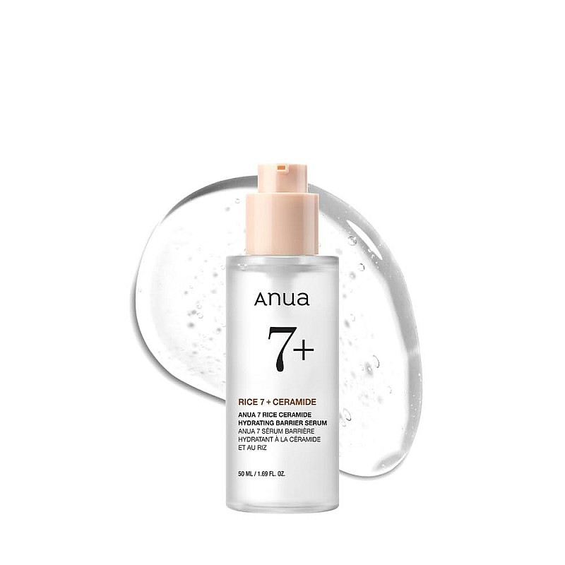 Дълбоко хидратиращ и изсветляващ серум Anua 7 Rice Ceramide Hydrating Barrier Serum 50ml