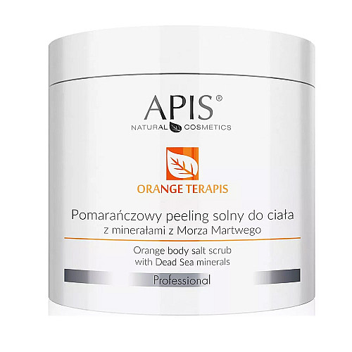 Пилинг за тяло с портокал Apis Orange Body Salt Scrub with Dead See Minerals 700g