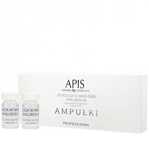 Ампули с 4D хиалуронова киселина Apis Professinonal Hyaluron 4D Ampoule 5x5ml