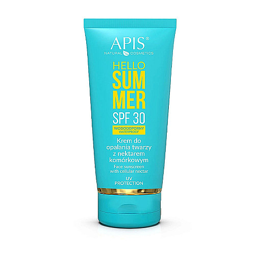 Слънцезащитен лосион с какаово масло SPF30 Apis Hello Summer Sunscreen Body Lotion Coca Butter 200ml