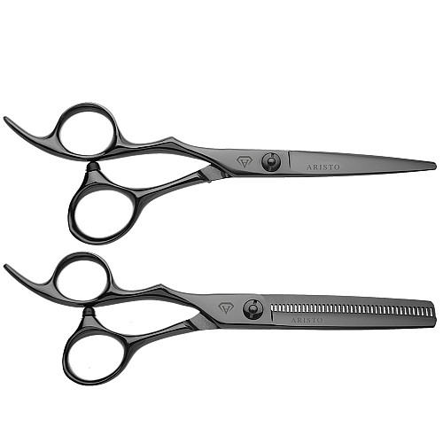 Комплект ножици за подстригване с калъф за левичари Aristocut Moonset