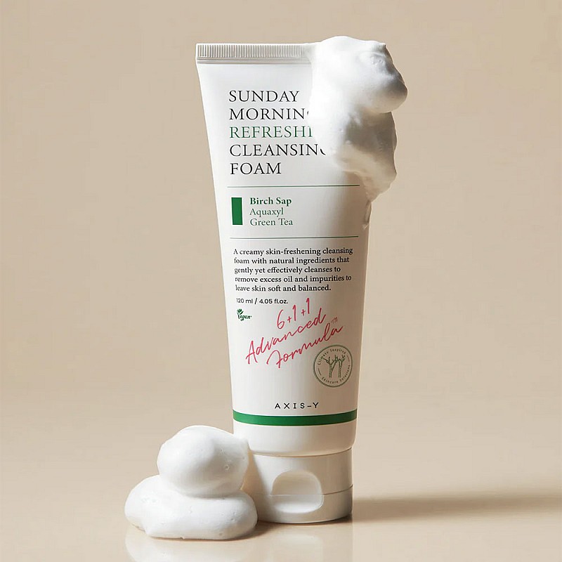 Измивна пяна с pH 5.5 AXIS-Y Sunday Morning Refreshing Cleansing Foam 120ml