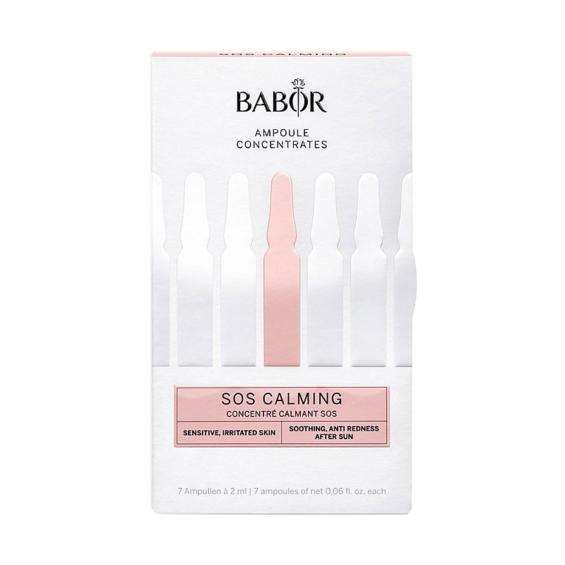 Успокояващ флуид за раздразнена кожа Babor SOS Calming 7x2ml