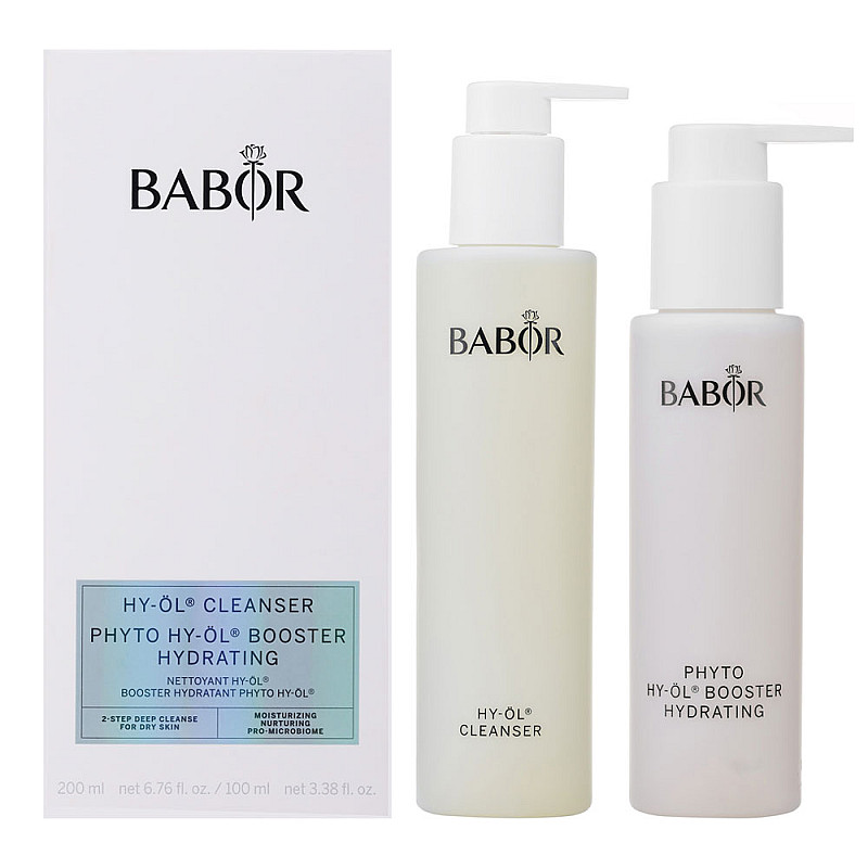 Сет почистващи продукти за хидратация Babor Cleansing HY-ÖL & Phytoactive Hydrating