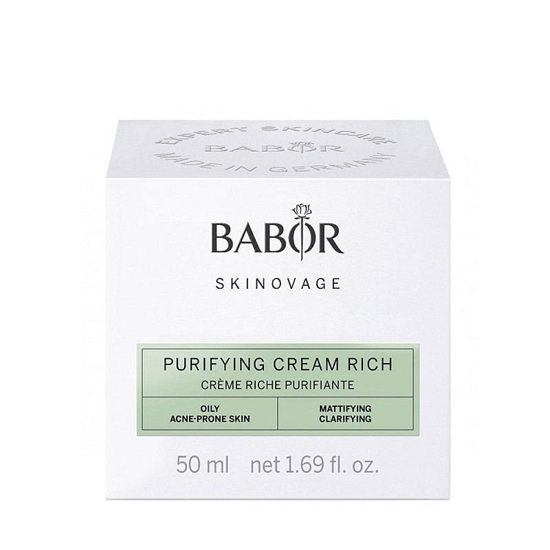 Богат крем за мазна кожа Babor Purifying Cream Rich 50ml