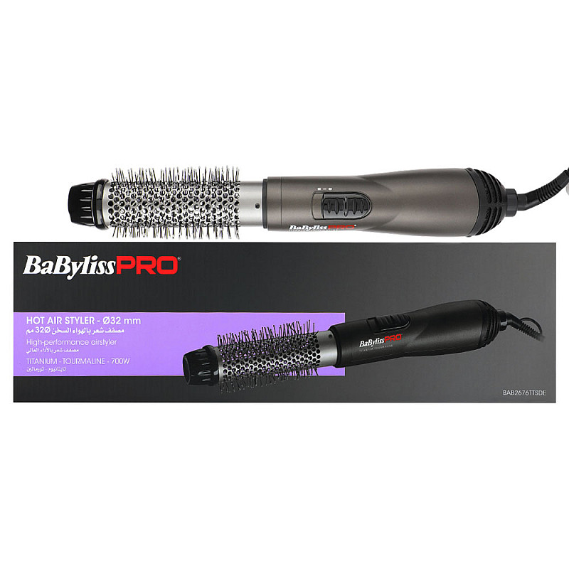 Електрическа четка за коса с титаниево покритие 32мм Babyliss Titanium Airstyler 