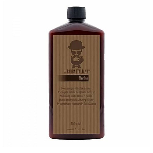 Успокояващ шампоан за коса и тяло Barba Italiana Morfeo Shampoo And Shower Gel 400ml