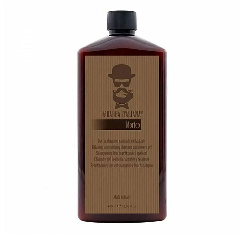 Успокояващ шампоан за коса и тяло Barba Italiana Morfeo Shampoo And Shower Gel 400ml