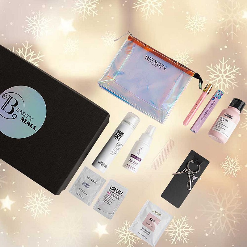 Коледна кутия обем и стайлинг Christmas BeautyBox Pink Glam Styling