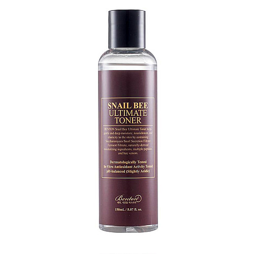 Тонер за лице с муцин и пчелна отрова Benton Snail Bee Ultimate Toner 150ml