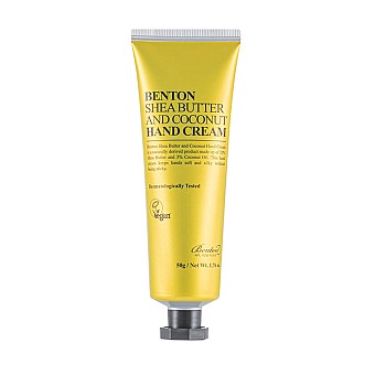 Крем за ръце с кокос и шеа Benton Shea Butter & Coconut Hand Cream 50ml