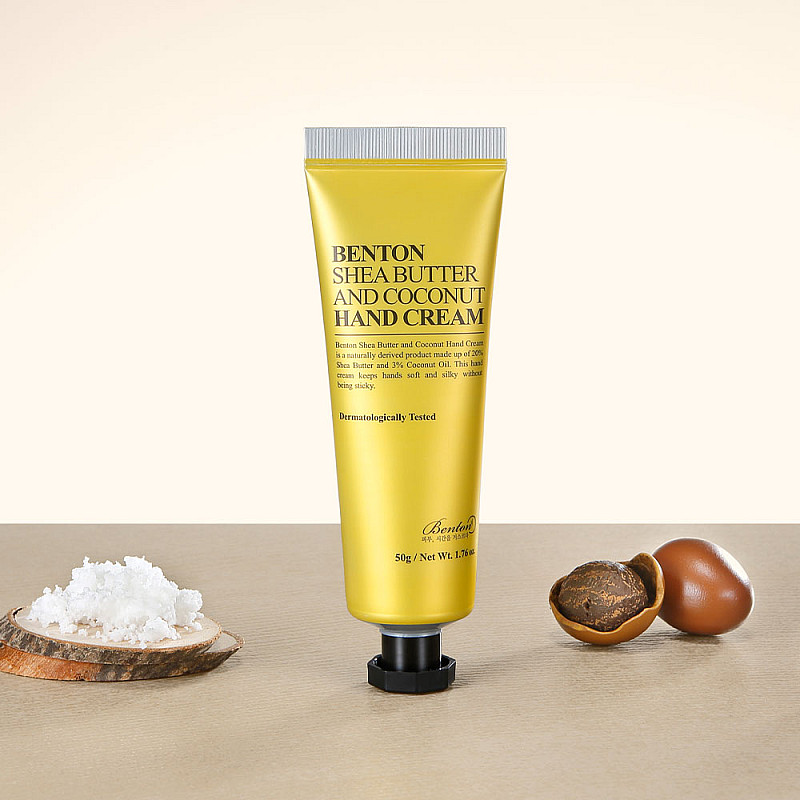 Крем за ръце с шеа и кокос Benton Shea Butter & Coconut Hand Cream 50ml