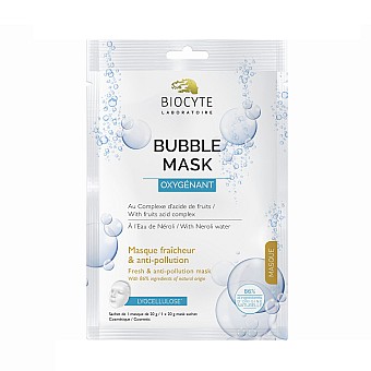 Почистваща кислородна маска за лице с плодови киселини BIOCYTE Bubble Mask 20g