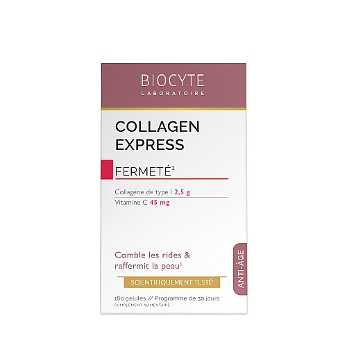 Колаген за стегната кожа с витамин C BIOCYTE Collagen Express 180бр