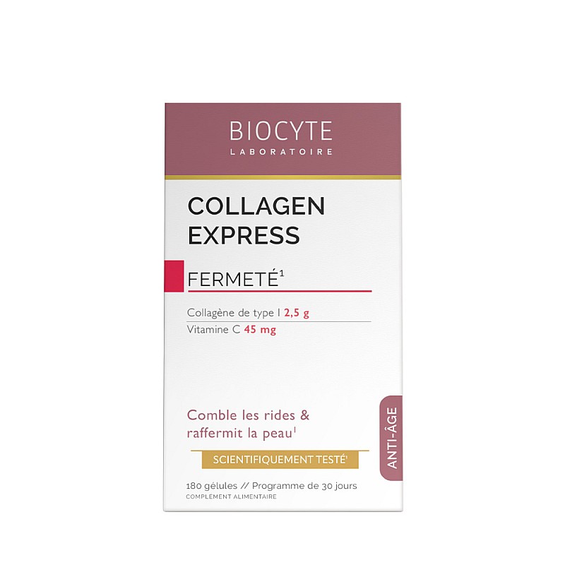 Колаген за стегната кожа с витамин C BIOCYTE Collagen Express 180бр