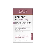 Морски колаген с 300 mg хиалуронова киселина и Q10 BIOCYTE Collagen HA 1300 mg 80бр