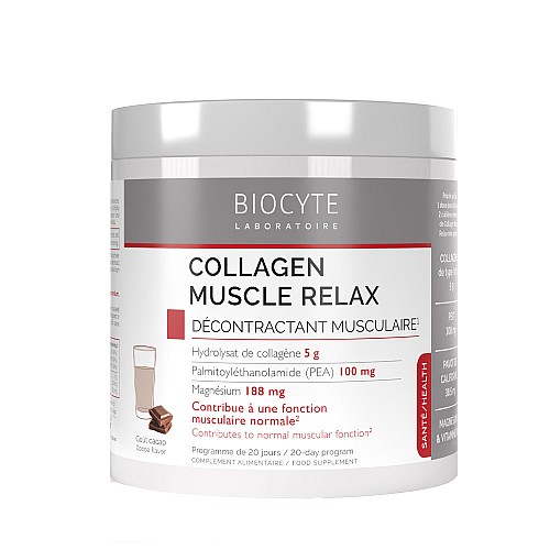Колаген с магнезий за нормална мускулна функция BIOCYTE Collagen Muscle Relax 220gr
