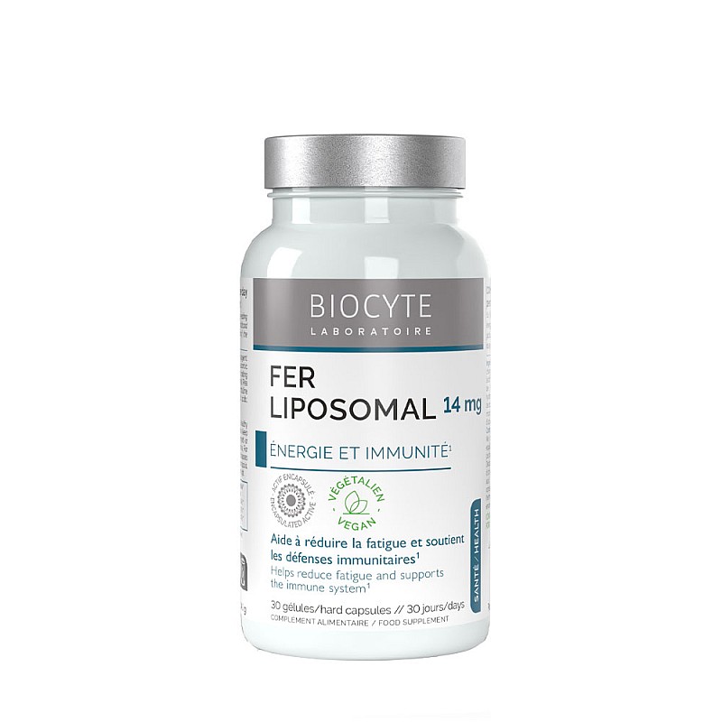Липозомно желязо с витамин C и B12 BIOCYTE Fer Liposomal 30бр