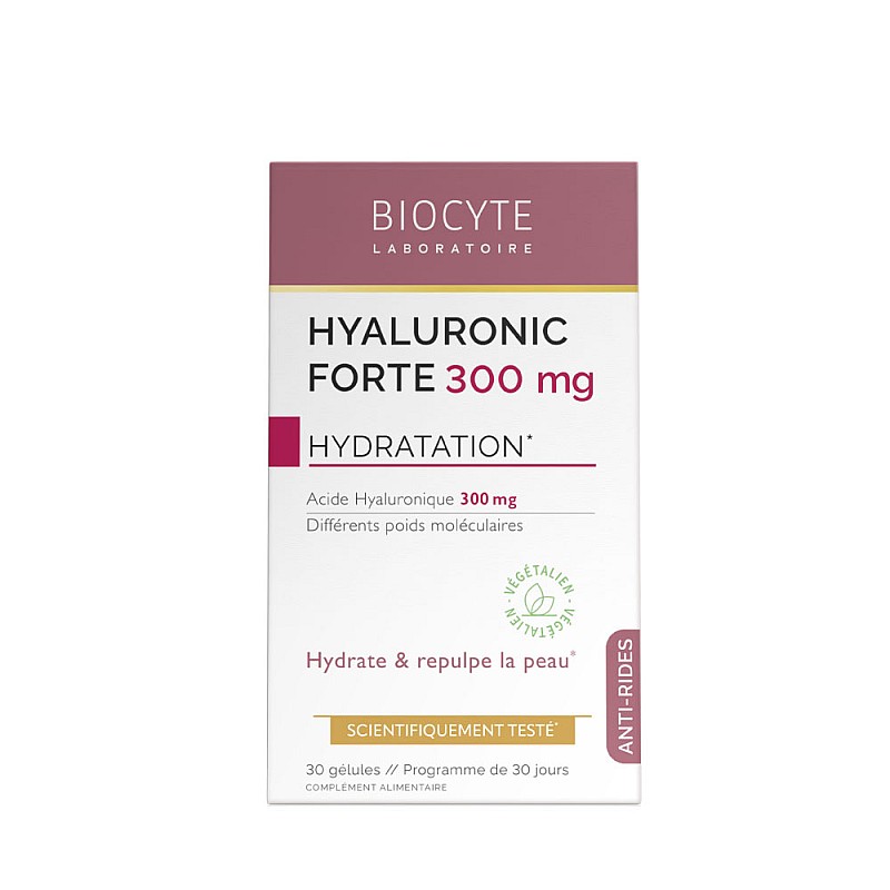 Хиалуронова киселина за гладка и плътна кожа BIOCYTE Hyaluronic Forte 30бр