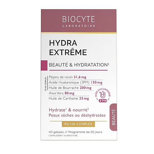 Комплекс за суха и дехидратирана кожа BIOCYTE Hydra Extrême с хиалуронова киселина 40бр