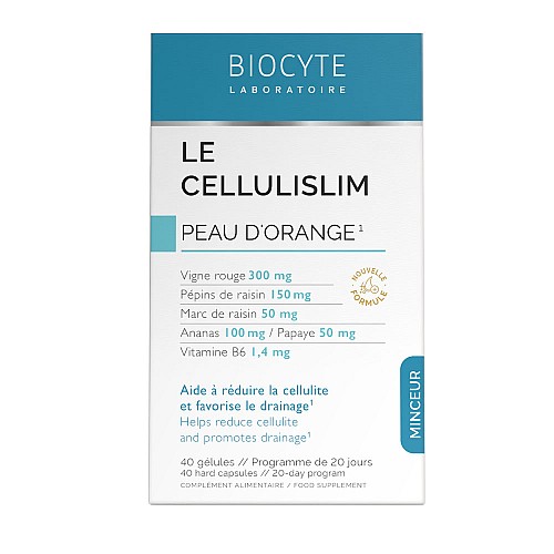 Антицелулитна формула BIOCYTE Le Cellulislim с червено грозде и кофеин 40бр
