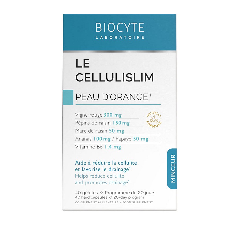 Антицелулитна формула BIOCYTE Le Cellulislim с червено грозде и кофеин 40бр
